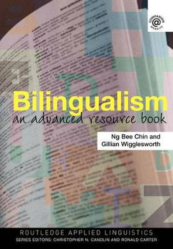 Cover image for Bilingualism: An Advanced Resource Book