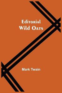 Cover image for Editorial Wild Oats