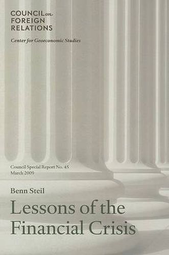 Cover image for Lessons of the Financial Crisis