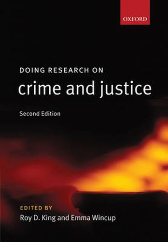 Cover image for Doing Research on Crime and Justice