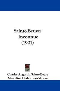 Cover image for Sainte-Beuve: Inconnue (1901)