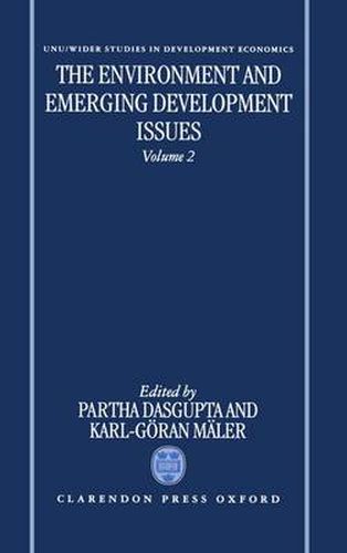 Cover image for The Environment and Emerging Development Issues