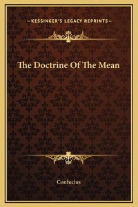 Cover image for The Doctrine of the Mean
