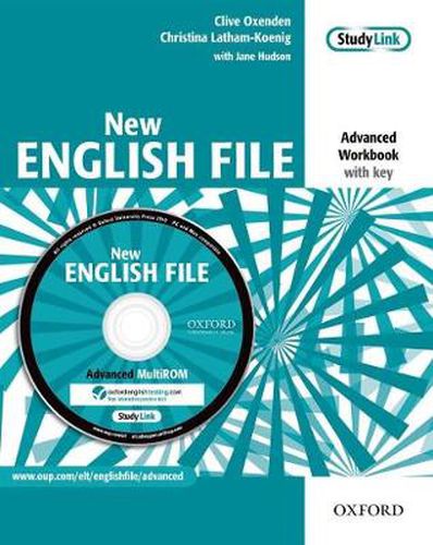 Cover image for New English File: Advanced: Workbook with MultiROM Pack: Six-level general English course for adults