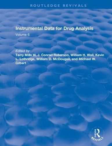 Cover image for Instrumental Data for Drug Analysis: Volume V