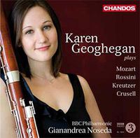Cover image for Karen Geoghegan Plays Mozart Rossini Bassoon Works