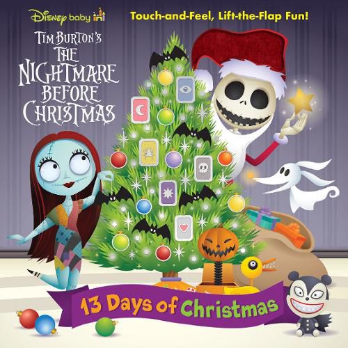 Cover image for Disney Baby: 13 Days of Christmas: Touch-and-Feel, Lift-the-Flap Fun!