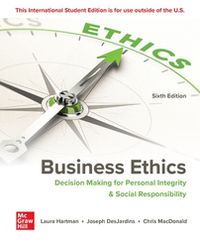 Cover image for Business Ethics ISE