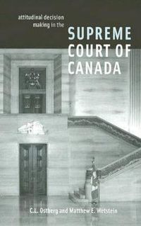 Cover image for Attitudinal Decision Making in the Supreme Court of Canada