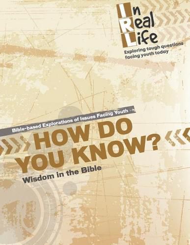 Cover image for How Do You Know?: Wisdom in the Bible