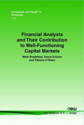 Cover image for Financial Analysts and Their Contribution to Well-Functioning Capital Markets