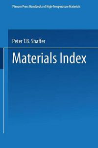 Cover image for Materials Index