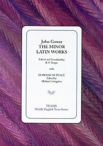 Cover image for The Minor Latin Works: with In Praise of Peace