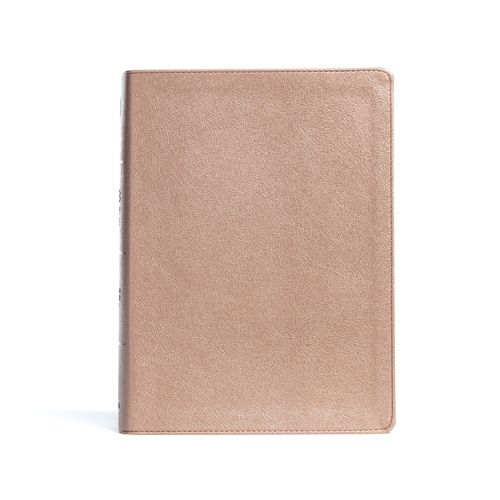 Cover image for CSB Study Bible, Rose Gold LeatherTouch