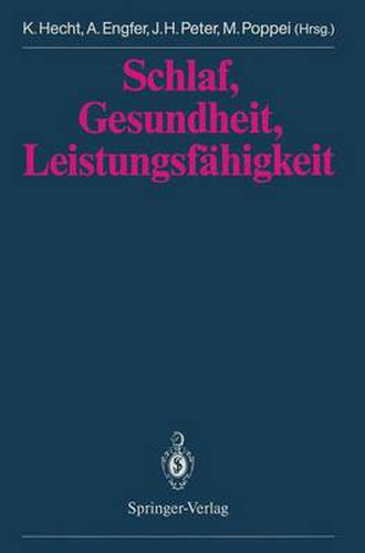 Cover image for Schlaf, Gesundheit, Leistungsfahigkeit