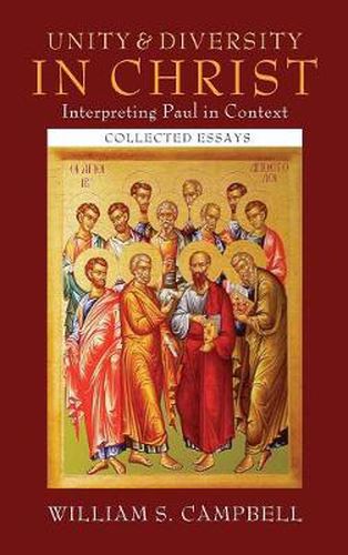 Cover image for Unity and Diversity in Christ: Interpreting Paul in Context: Collected Essays