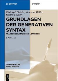 Cover image for Grundlagen der generativen Syntax