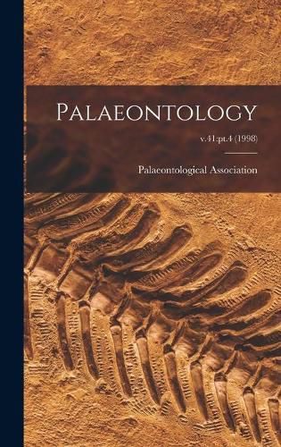 Cover image for Palaeontology; v.41: pt.4 (1998)