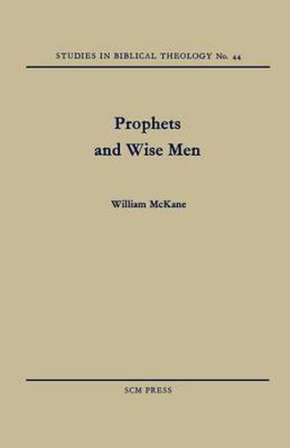 Cover image for Prophets and Wise Men