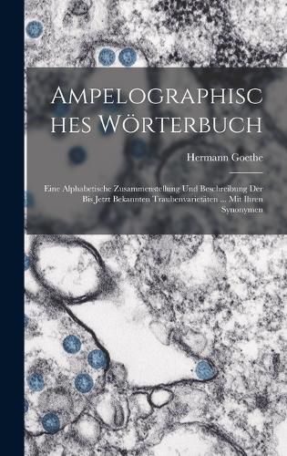 Cover image for Ampelographisches Woerterbuch