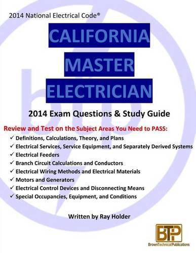 Cover image for California 2014 Master Electrician Study Guide