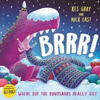 Cover image for Brrr!: A brilliantly funny story about dinosaurs, knitting and space