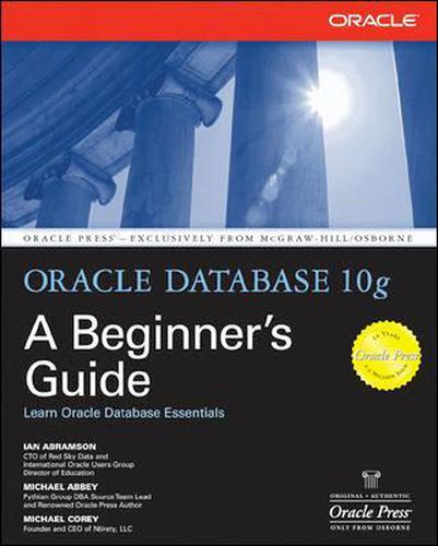 Cover image for Oracle Database 10g: A Beginner's Guide