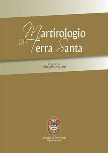 Cover image for Martirologio Di Terra Santa