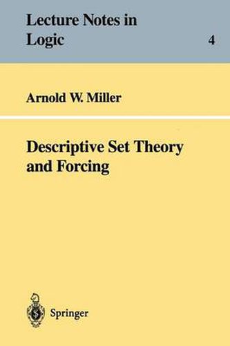 Cover image for Descriptive Set Theory and Forcing: How to prove theorems about Borel sets the hard way