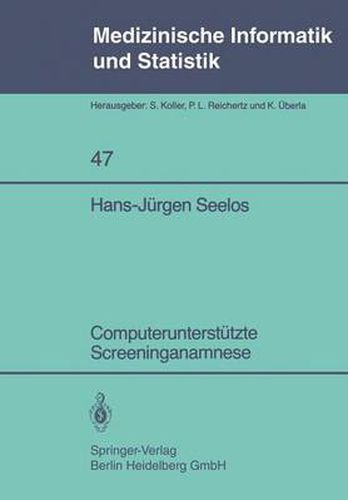 Cover image for Computerunterstutzte Screeninganamnese