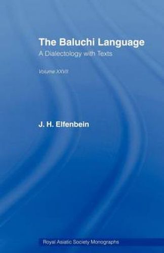 Cover image for The Baluchi Language