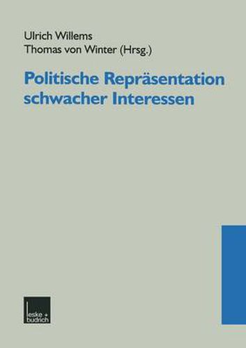 Politische Reprasentation Schwacher Interessen