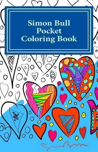 Cover image for Simon Bull Pocket Coloring Book: Volume II Hearts