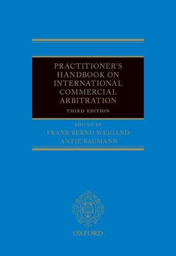 Cover image for Practitioner's Handbook on International Commercial Arbitration