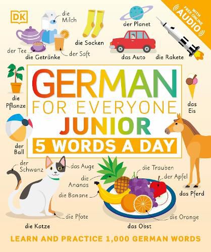 Cover image for German for Everyone Junior: 5 Words a Day