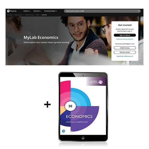 Cover image for Economics, Global Edition -- MyLab Economics with Pearson eText (AU)