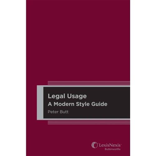 Cover image for Legal Usage A Modern Style Guide