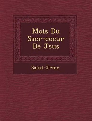 Cover image for Mois Du Sacr -Coeur de J Sus