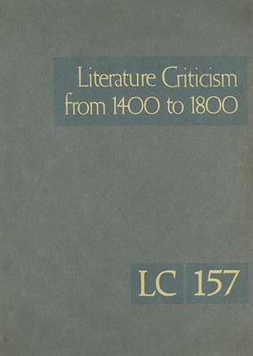 Cover image for Literature Criticism from 1400 to 1800