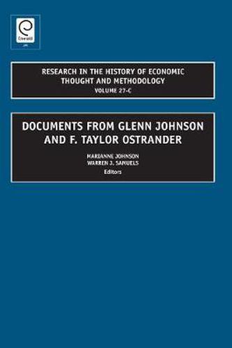 Cover image for Documents from Glenn Johnson and F. Taylor Ostrander