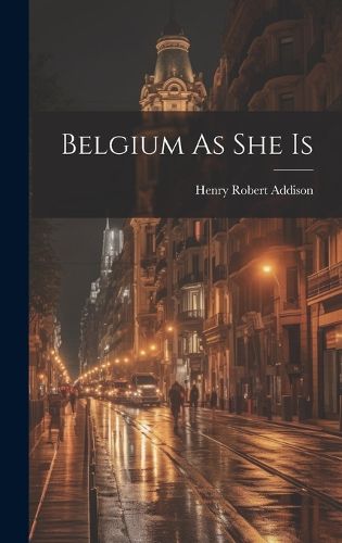 Cover image for Belgium As She Is