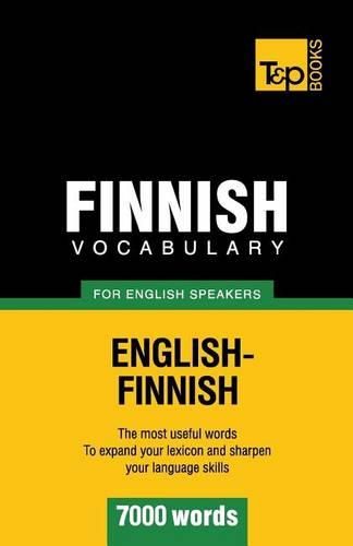 Cover image for Finnish vocabulary for English speakers - 7000 words