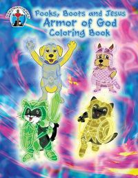 Cover image for Pooks, Boots and Jesus Armor of God Coloring Book