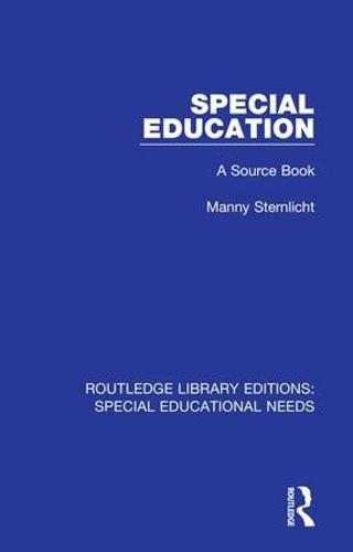 Cover image for Special Education: A Source Book