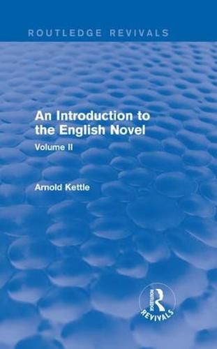 Cover image for An Introduction to the English Novel: Volume II