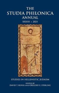 Cover image for The Studia Philonica Annual XXXIII, 2021: Studies in Hellenistic Judaism