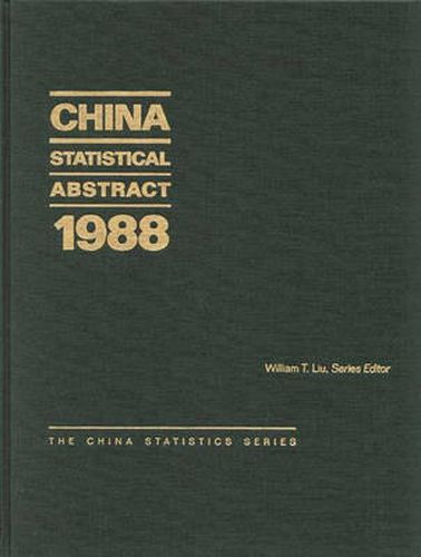 Cover image for China Statistical Abstract 1988