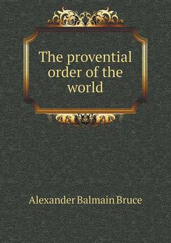 The provential order of the world