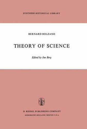 Cover image for Theory of Science: A Selection, with an Introduction