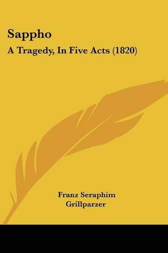 Sappho: A Tragedy, in Five Acts (1820)